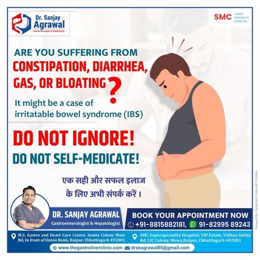 Best Irritable Bowel Syndrome Treatment Doctors In Raipur | Dr. Sanjay Agrawal