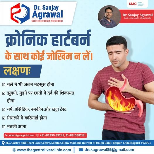 Chronic-Heartburn-Symptoms-and-Precautions|Dr Sanjay Agrawal